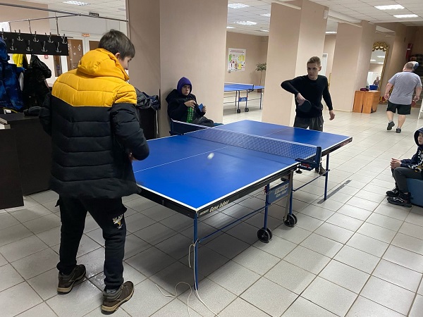 Мастер-класс по настольном теннис в Песоченском КДК