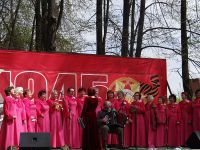День Победы в поселке Песочное