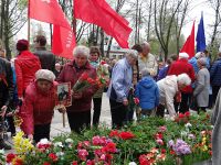 День Победы в поселке Песочное