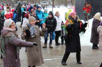 Масленичные гуляния в клубном парке поселка Песочное