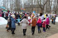 Масленичные гуляния в клубном парке поселка Песочное