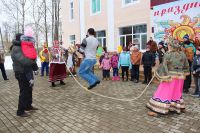Масленичные гуляния в клубном парке поселка Песочное