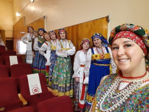 Блистательное выступление ансамбля русской песни 