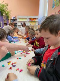 Мозаика из модульного оригами